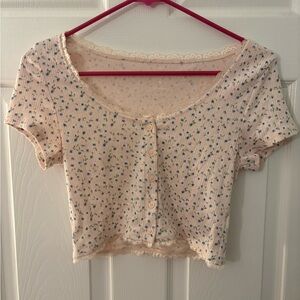 Floral Aeropostale Crop Top